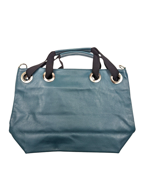 leather shopper